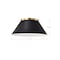 Nuvo Dover 3-Light Large Flush Mount - Black with Vintage Brass 60/7420 - alternate 6